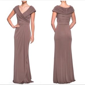 Dress the Population | Dresses | Dress The Population Corey Chiffon Fit  Flare Cocktail Dress In Pine Medium M